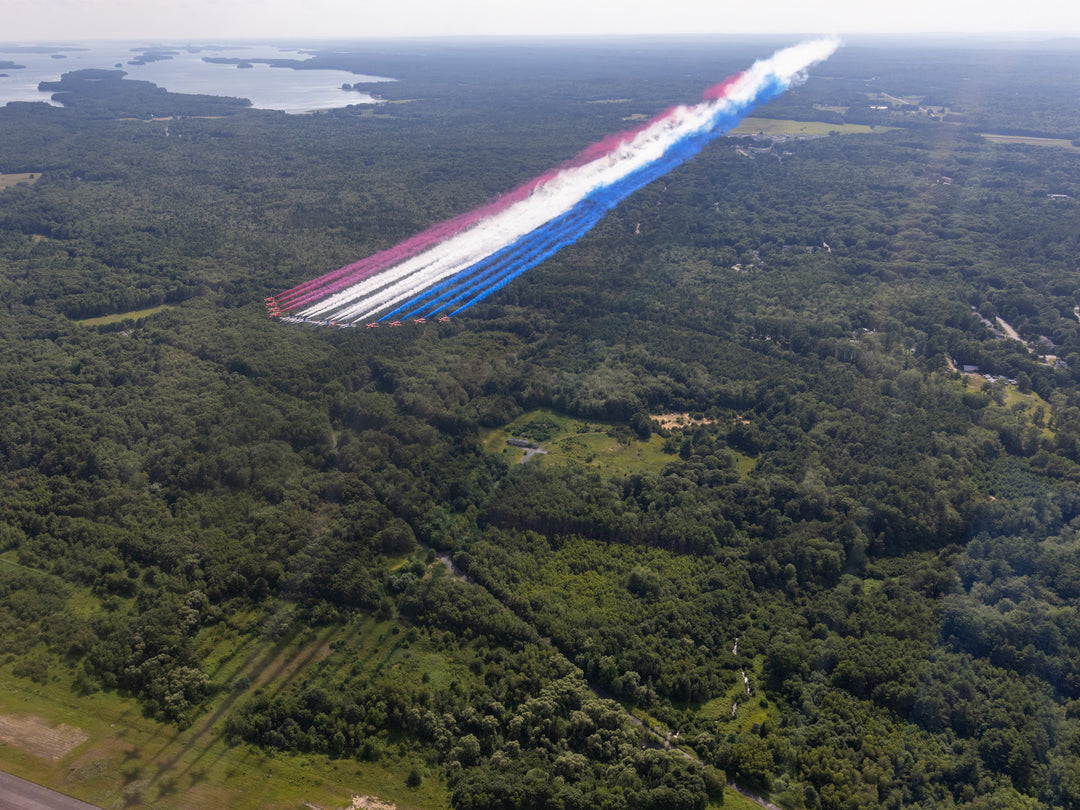 RAF Red Arrows Fly Over Boston 2026