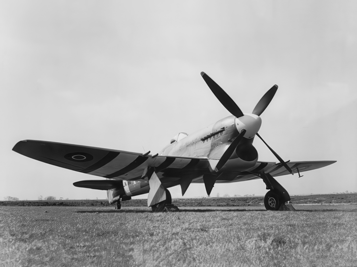 RAF Hawker Tempest V on the Ground Photo Print - Royal Air Force Aircraft Hampshire Prints 6 x 4 No Frame No