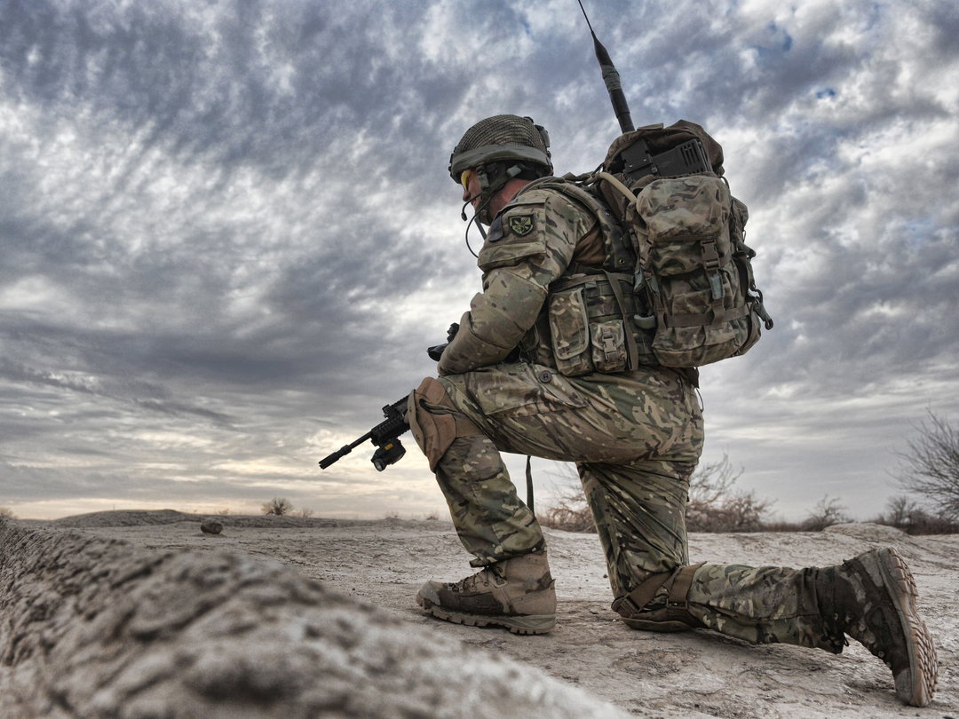 British Army 2 PARA Rooftop Watch Char Coucha 2011