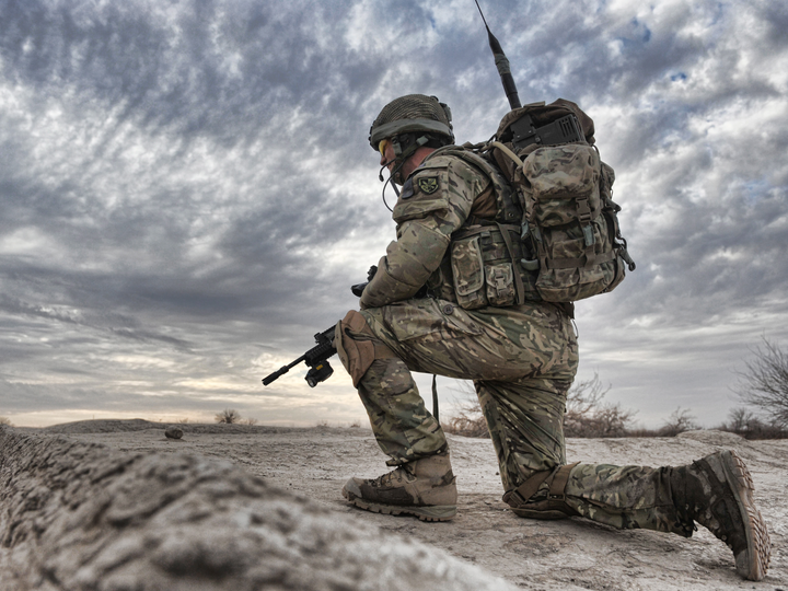 British Army 2 PARA Rooftop Watch Char Coucha 2011