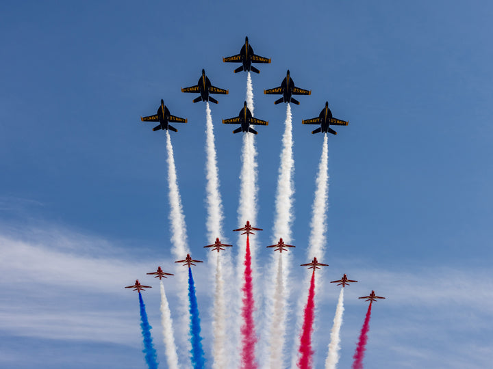 RAF Red Arrows and Blue Angels Over Brunswick 2026
