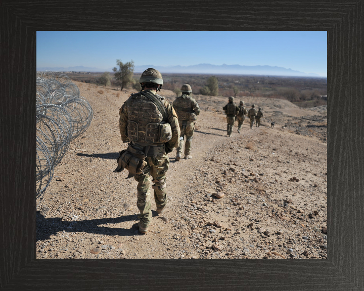 British Army 1 YORKS Patrol Nahr-e Saraj January 2012