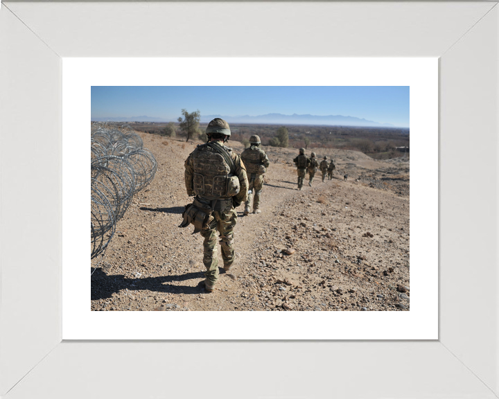 British Army 1 YORKS Patrol Nahr-e Saraj January 2012