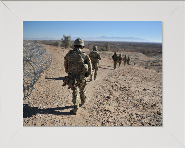 British Army 1 YORKS Patrol Nahr-e Saraj January 2012