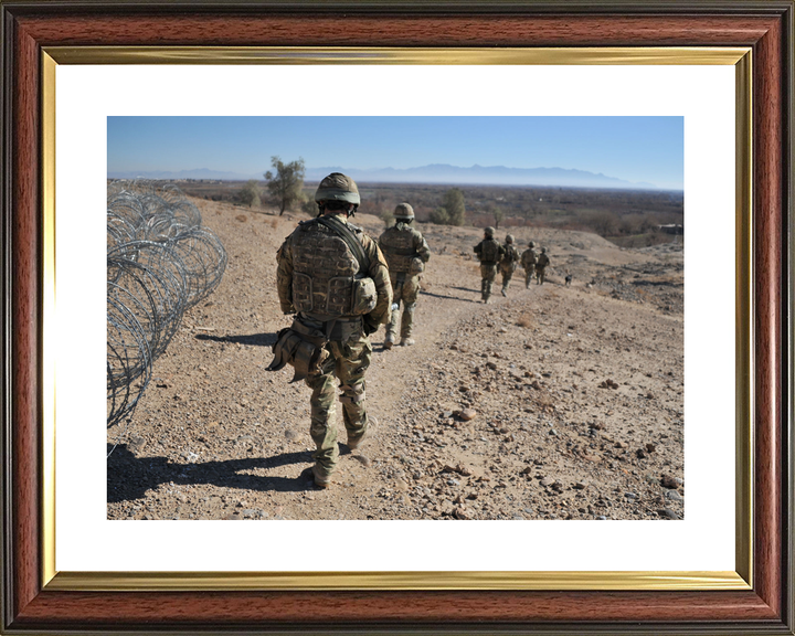 British Army 1 YORKS Patrol Nahr-e Saraj January 2012
