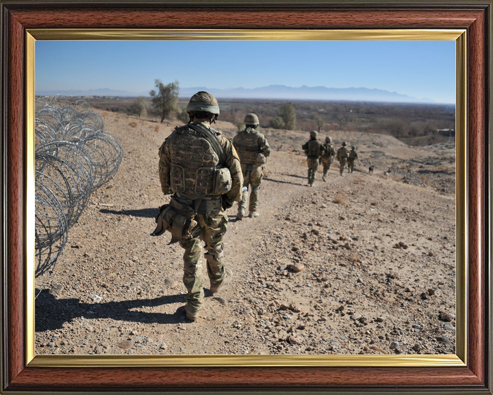 British Army 1 YORKS Patrol Nahr-e Saraj January 2012