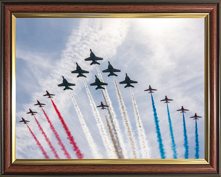 RAF Red Arrows and Blue Angels Over Brunswick USA 2026