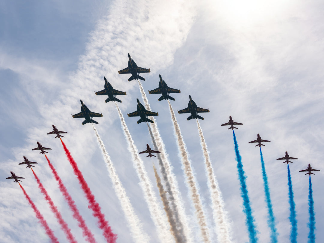 RAF Red Arrows and Blue Angels Over Brunswick USA 2026