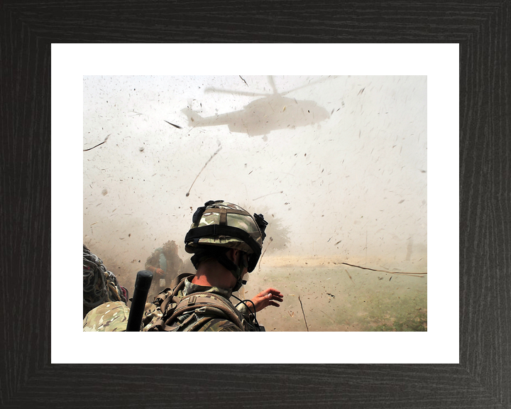 British Army 1 RIFLES Merlin Downwash Omid Haft May 2011