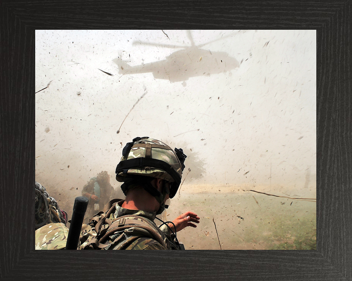 British Army 1 RIFLES Merlin Downwash Omid Haft May 2011
