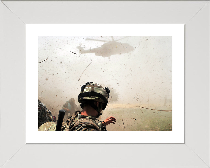 British Army 1 RIFLES Merlin Downwash Omid Haft May 2011