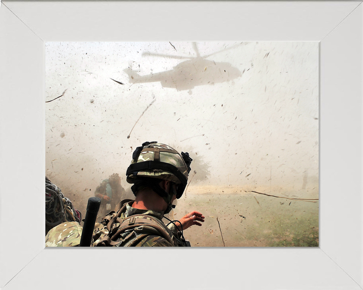 British Army 1 RIFLES Merlin Downwash Omid Haft May 2011