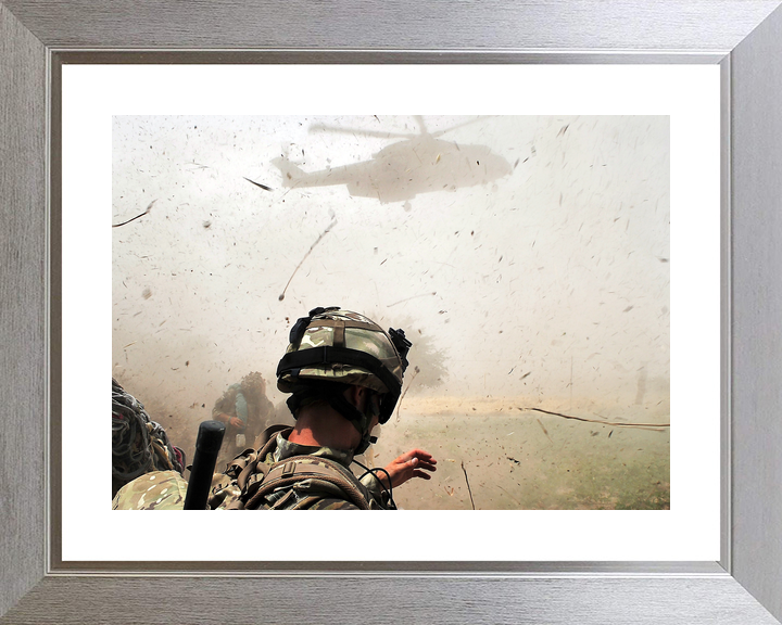 British Army 1 RIFLES Merlin Downwash Omid Haft May 2011