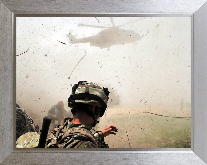 British Army 1 RIFLES Merlin Downwash Omid Haft May 2011