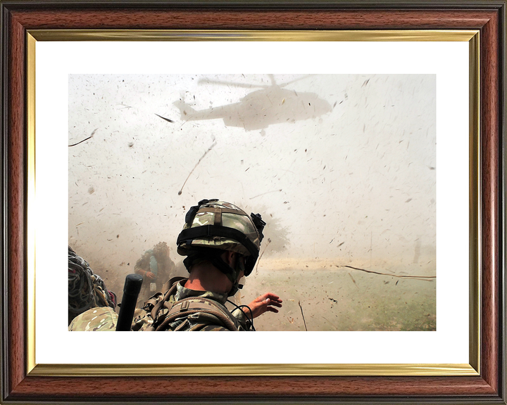 British Army 1 RIFLES Merlin Downwash Omid Haft May 2011