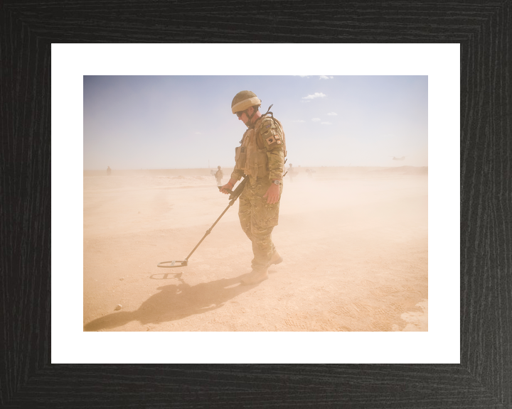 British Army Soldier Counter-IED Drills Bastion June 2010