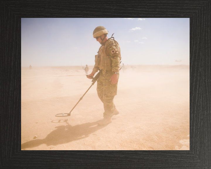 British Army Soldier Counter-IED Drills Bastion June 2010
