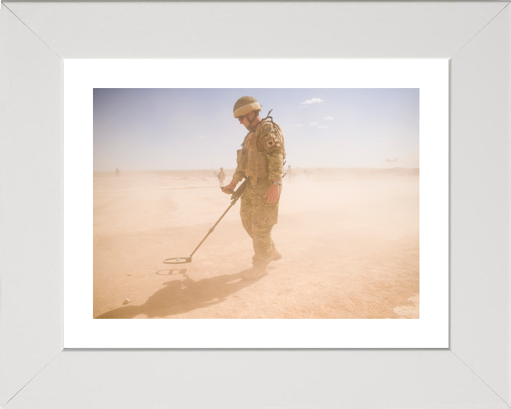 British Army Soldier Counter-IED Drills Bastion June 2010