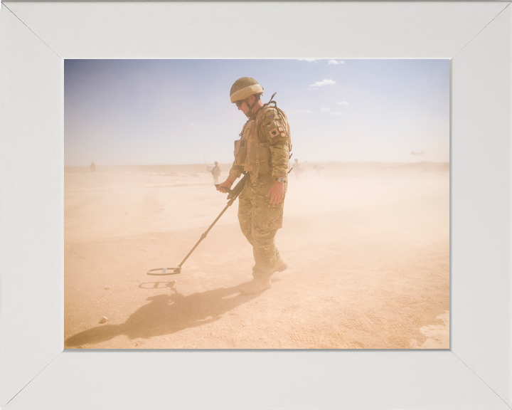 British Army Soldier Counter-IED Drills Bastion June 2010