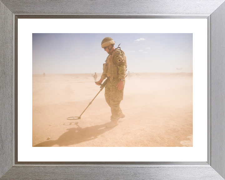British Army Soldier Counter-IED Drills Bastion June 2010