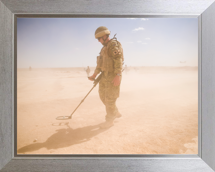 British Army Soldier Counter-IED Drills Bastion June 2010