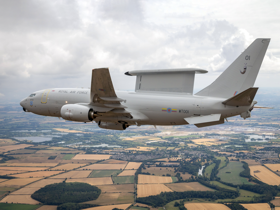 RAF E-7 Wedgetail AEW Mk1 Flypast Photo Print - Royal Air Force Aircraft Hampshire Prints 6 x 4 No Frame No