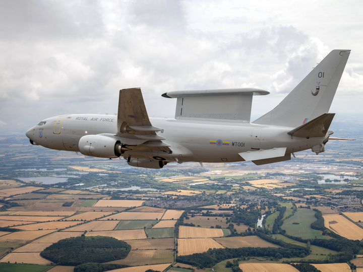 RAF E-7 Wedgetail AEW Mk1 Flypast Photo Print - Royal Air Force Aircraft Hampshire Prints 6 x 4 No Frame No