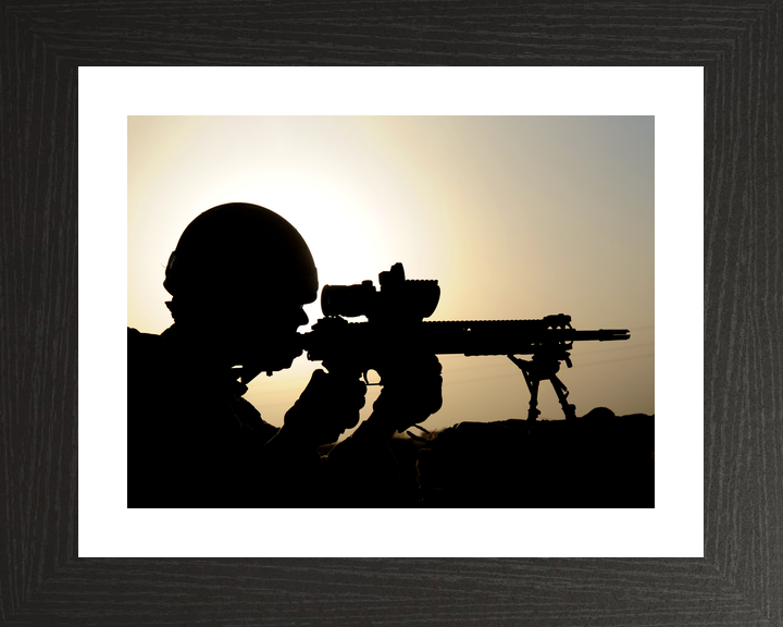British Army Scots Guards Sharpshooter Silhouette August 2010