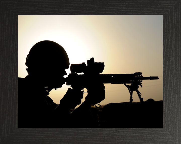British Army Scots Guards Sharpshooter Silhouette August 2010