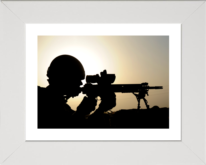 British Army Scots Guards Sharpshooter Silhouette August 2010