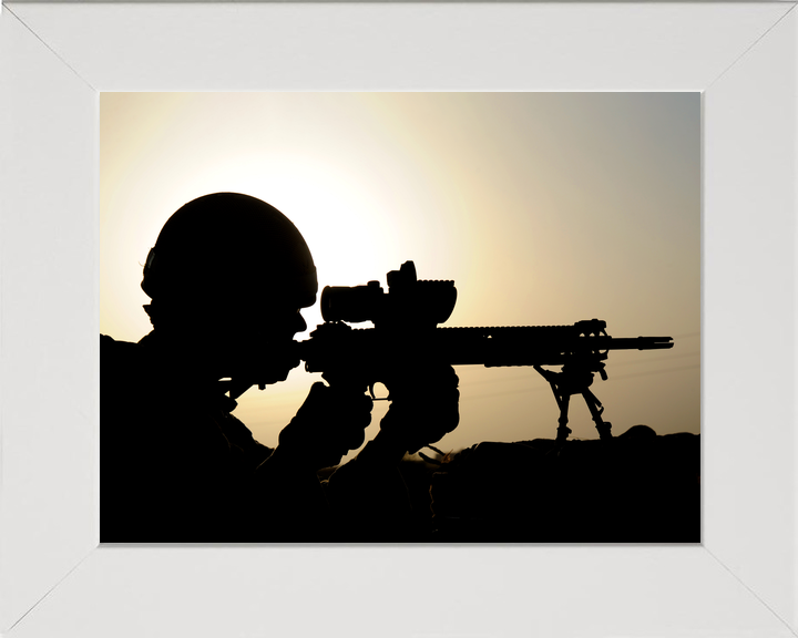 British Army Scots Guards Sharpshooter Silhouette August 2010