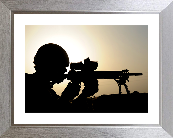 British Army Scots Guards Sharpshooter Silhouette August 2010