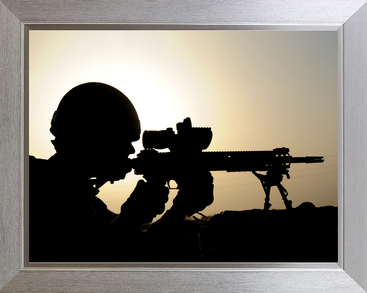 British Army Scots Guards Sharpshooter Silhouette August 2010