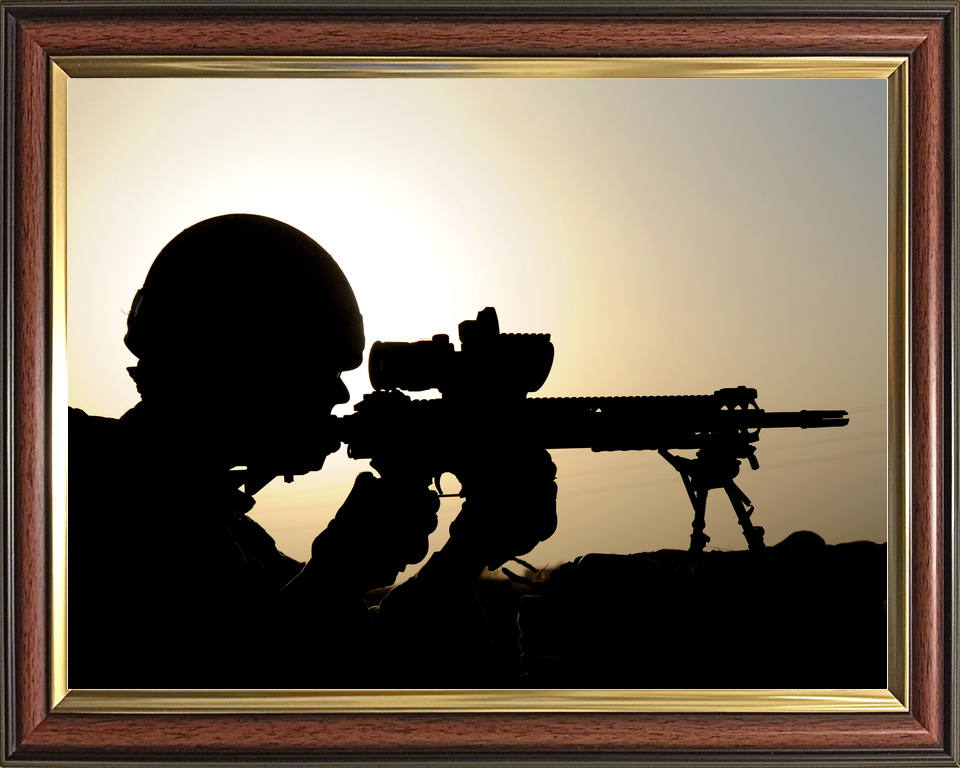 British Army Scots Guards Sharpshooter Silhouette August 2010