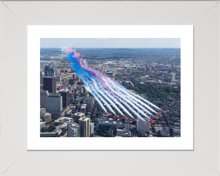 RAF Red Arrows Boston Fly Over July 2026