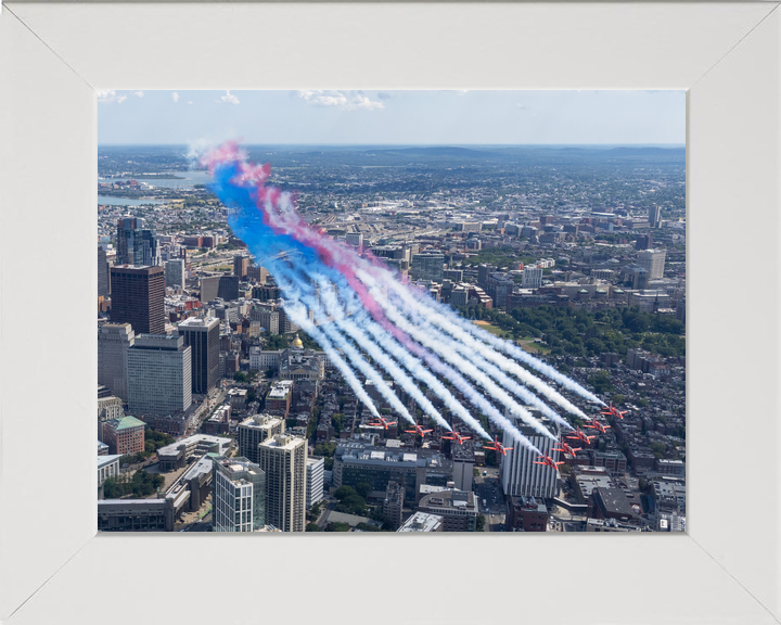 RAF Red Arrows Boston Fly Over July 2026
