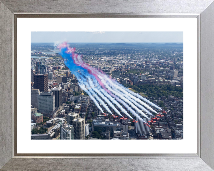 RAF Red Arrows Boston Fly Over July 2026