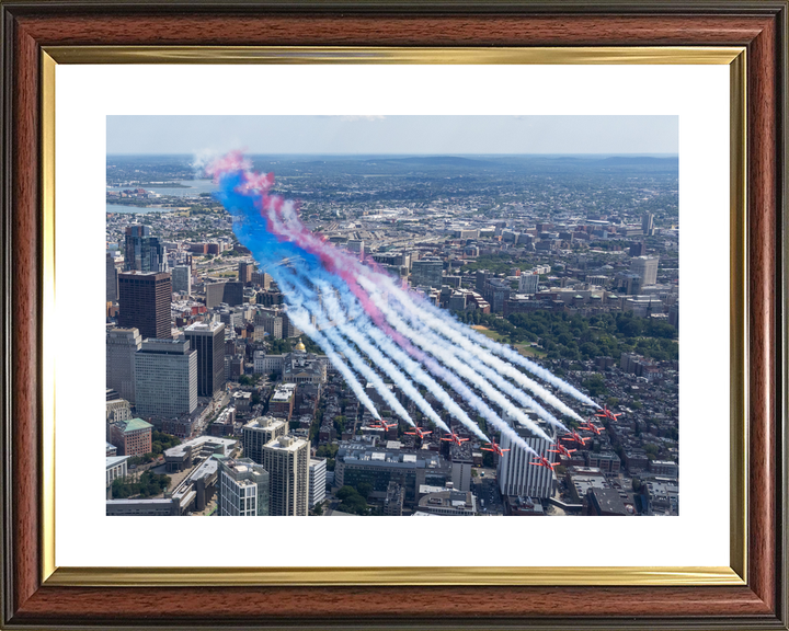 RAF Red Arrows Boston Fly Over July 2026