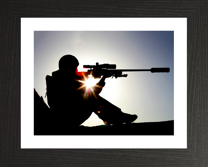 British Army 2 Mercian Sniper L115A3 Silhouette June 2009
