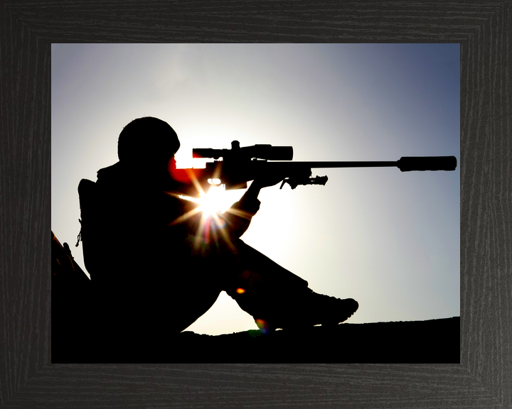 British Army 2 Mercian Sniper L115A3 Silhouette June 2009