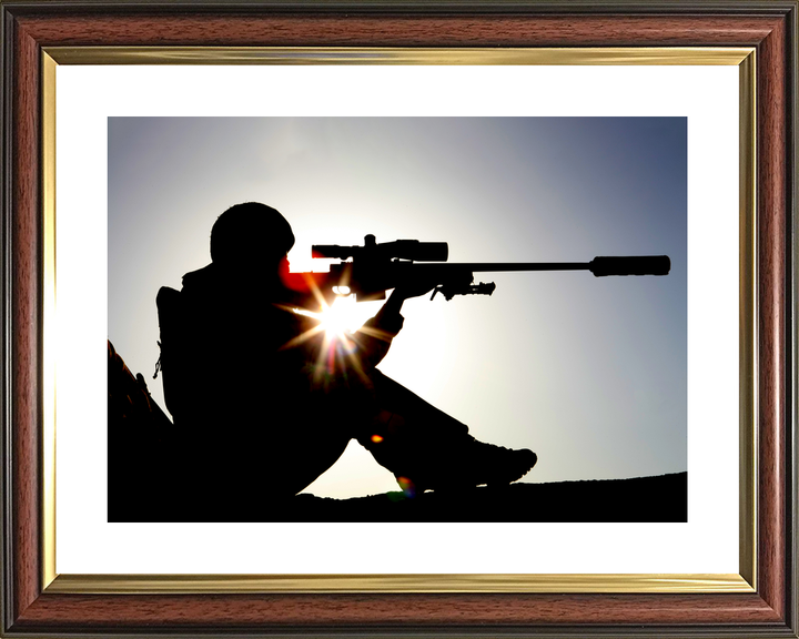 British Army 2 Mercian Sniper L115A3 Silhouette June 2009