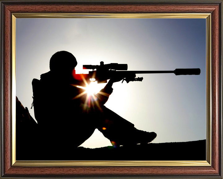 British Army 2 Mercian Sniper L115A3 Silhouette June 2009