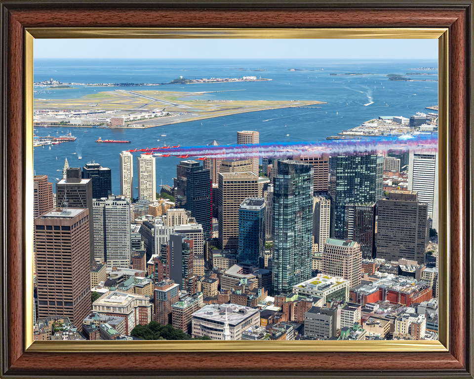 RAF Red Arrows Boston Flypast July 2026