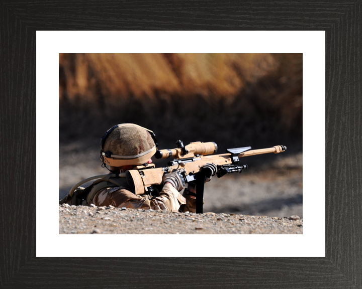 British Army 1 Royal Welsh Sniper Nad-e Ali January 2010