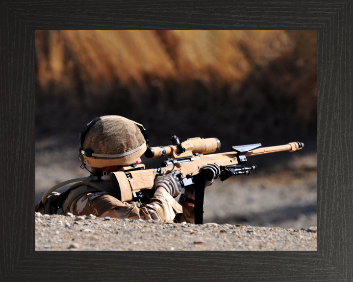 British Army 1 Royal Welsh Sniper Nad-e Ali January 2010