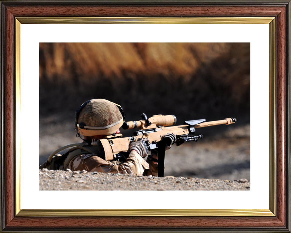 British Army 1 Royal Welsh Sniper Nad-e Ali January 2010
