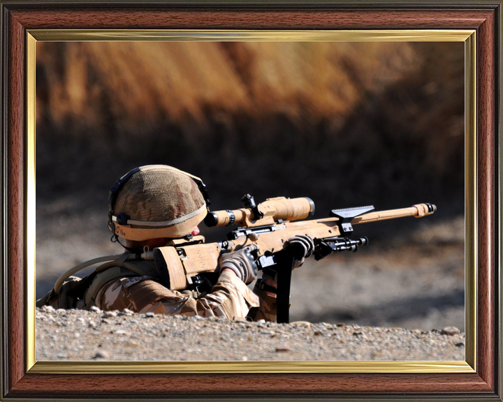 British Army 1 Royal Welsh Sniper Nad-e Ali January 2010