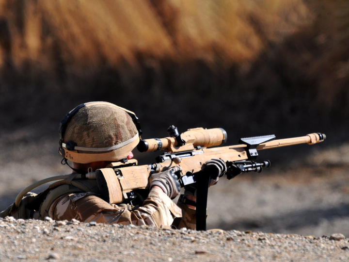 British Army 1 Royal Welsh Sniper Nad-e Ali January 2010