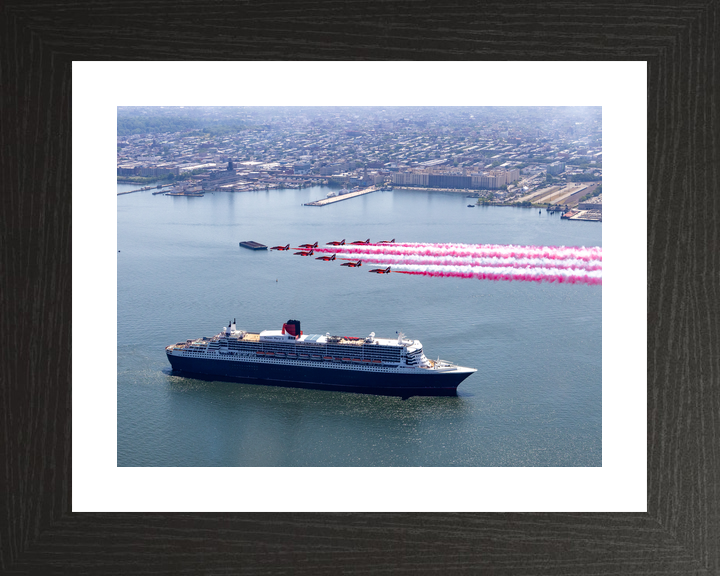 RAF Red Arrows Over Queen Mary 2 July 2026