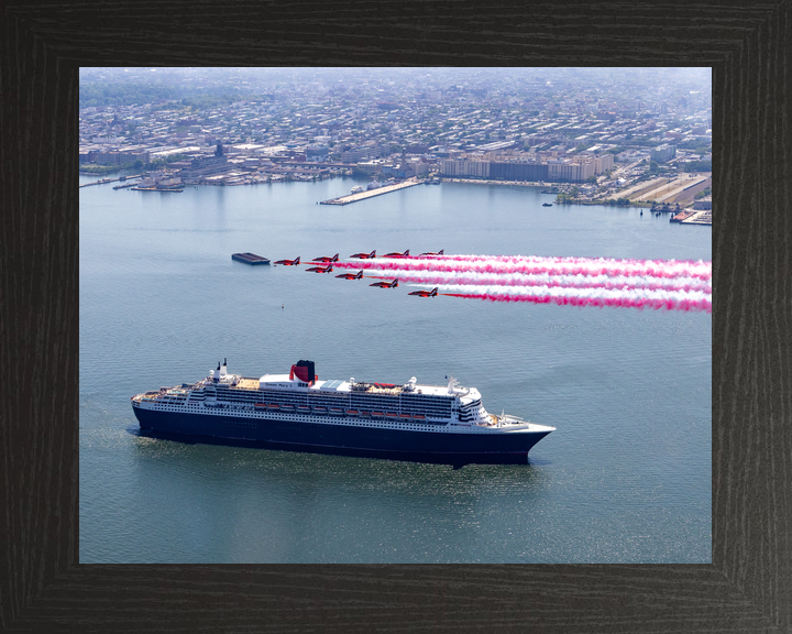 RAF Red Arrows Over Queen Mary 2 July 2026